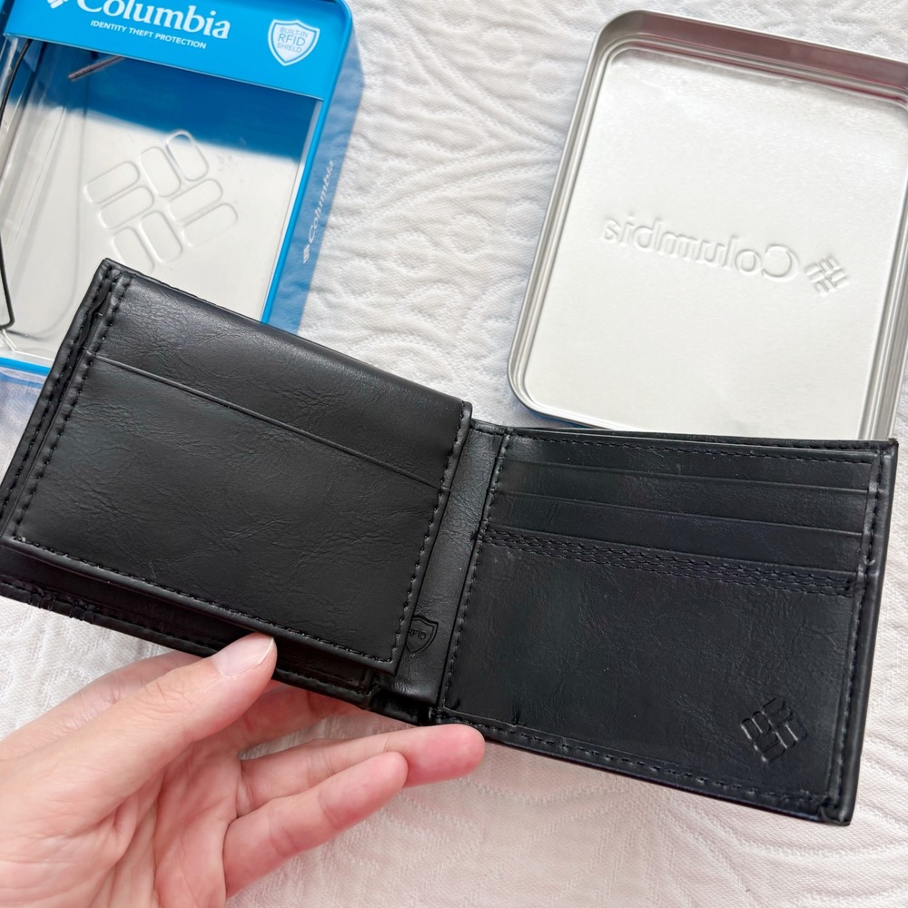 Columbia Men's RFID-Blocking Wallet, Black - Picture 2 of 4